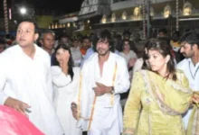 Bollywood king Shahrukh Khan visited TTD